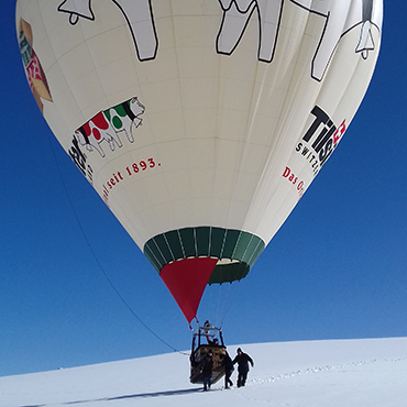 Alpenüberquerung mit dem Ballon
